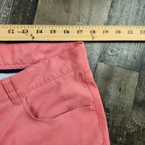 Peter Millar Mens size 36x34 Polyester Flat Front Golf Travel Chino Pants - Picture 4 of 10